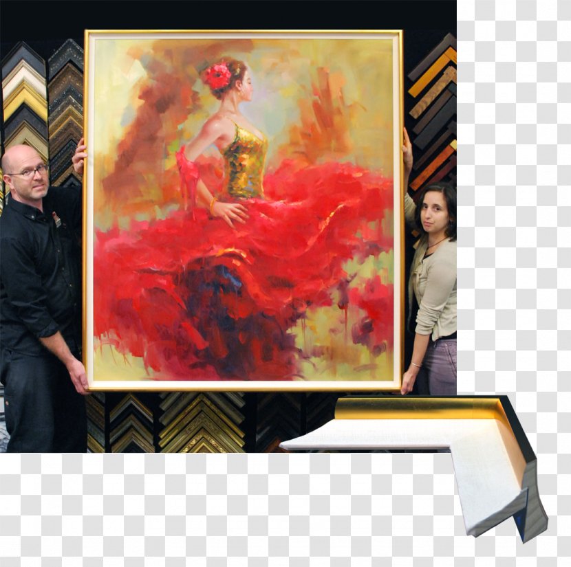 Modern Art Painting Picture Frames Architecture - Flamenco Dancer Transparent PNG