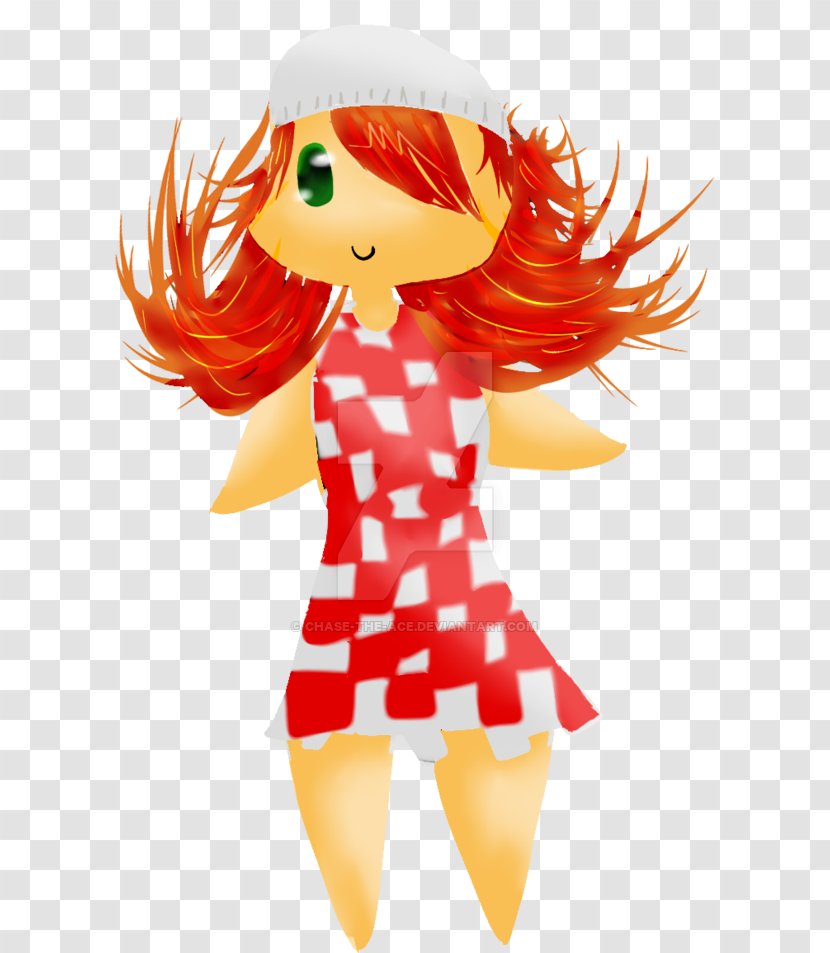 Cartoon Brown Hair Figurine Character - Flower - Chase The Ace Transparent PNG