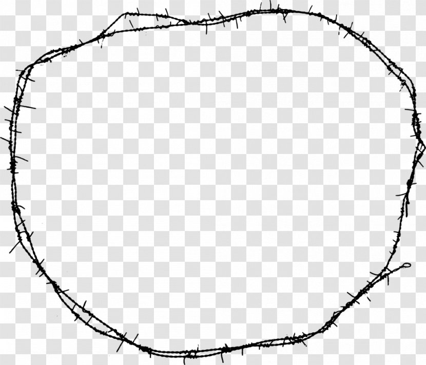 Barbed Wire Circle - Heart - Wires Transparent PNG