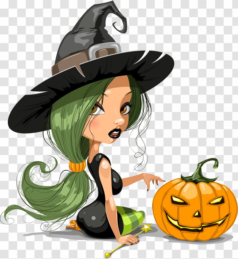 Witchcraft Clip Art - Calabaza - Witch Vector Transparent PNG