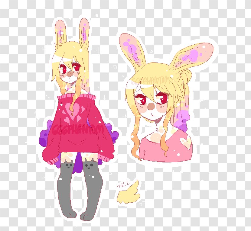Easter Bunny Doll Pink M - Mammal - Phantom Of The Opera Transparent PNG