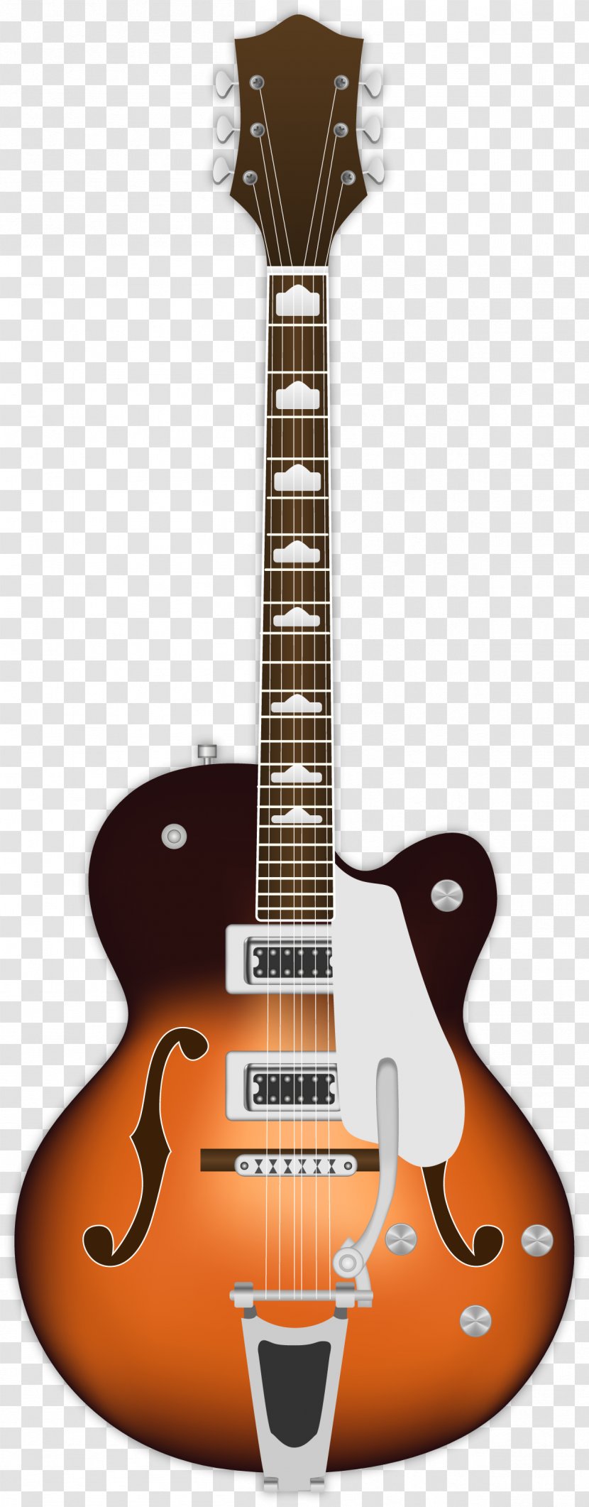 Twelve-string Guitar Gretsch Electric Semi-acoustic - String Instruments Transparent PNG