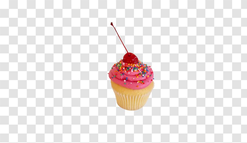 Cupcake Muffin Buttercream Sweetness - Cream - Fruit Ice Transparent PNG