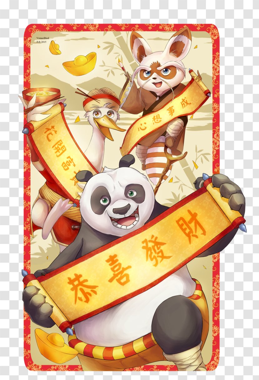 Po Giant Panda Mr. Ping Tigress Chinese New Year - Happy Transparent PNG