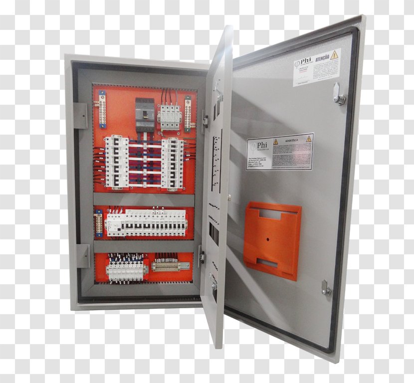 Distribution Board Circuit Breaker AC Power Plugs And Sockets Electricity Lighting - Painel Transparent PNG