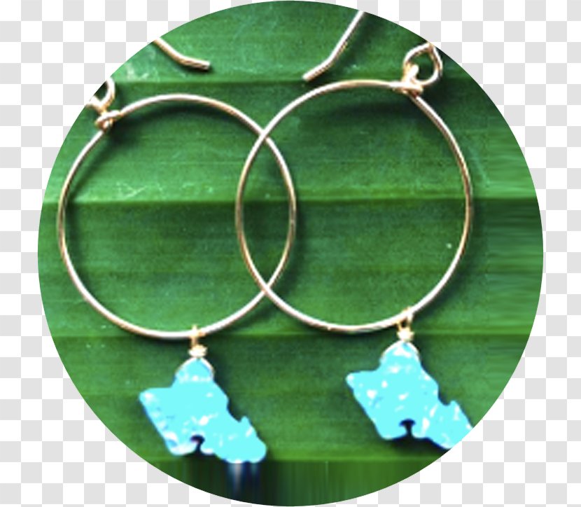 Turquoise Earring Maui Jewellery Bracelet - Tapered Circle Transparent PNG