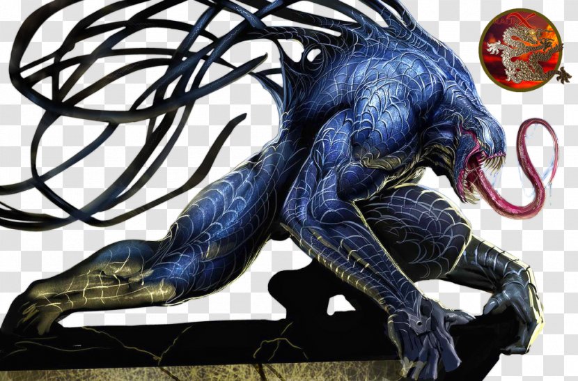 Venom Miles Morales Eddie Brock Iron Man Comics - Mythical Creature Transparent PNG