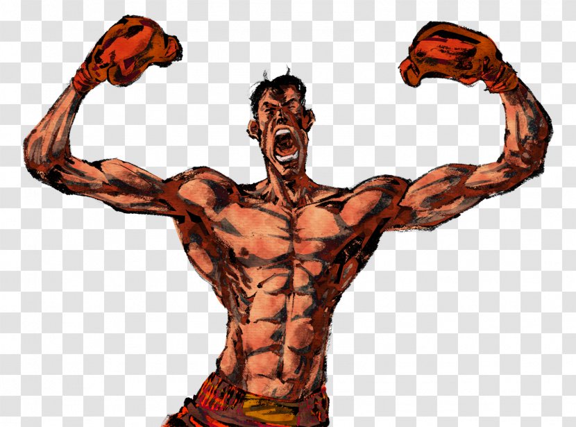 Cartoon - Tree - Hand-painted Bodybuilding Transparent PNG