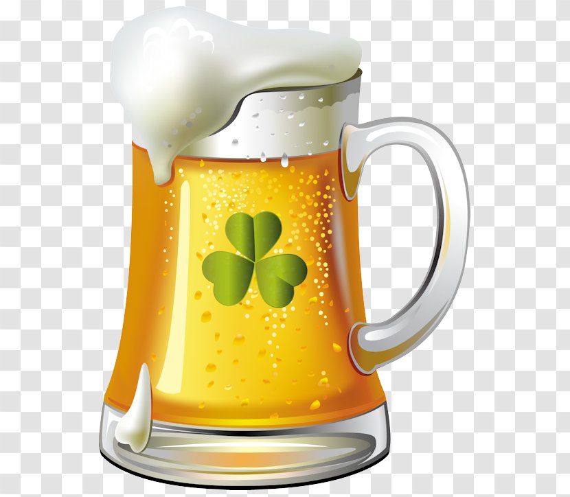 Saint Patrick's Day Beer Glasses Brewery Stout - Serveware Transparent PNG