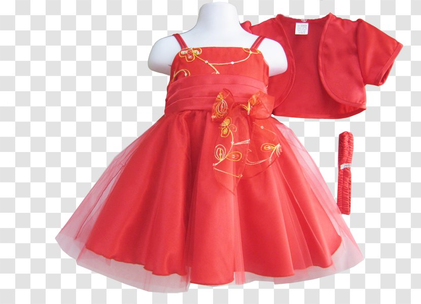 Party Dress Child Shrug Frock - Peach Transparent PNG