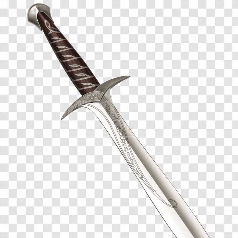 The Lord Of Rings Frodo Baggins Aragorn Bilbo Legolas - Sword Transparent PNG