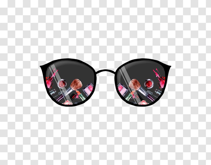 Sunscreen Cosmetics - Eyewear - Ms. Personalized Sunglasses Transparent PNG