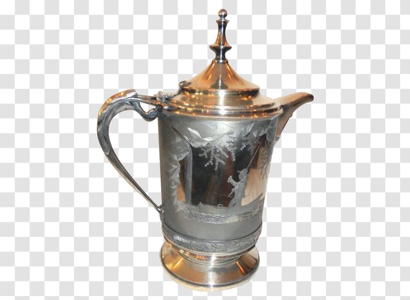 Kettle Mug Coffee Percolator 01504 Teapot - Brass Transparent PNG