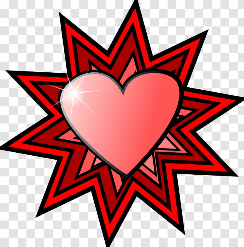 Heart Clip Art - Cartoon - Red Star Transparent PNG