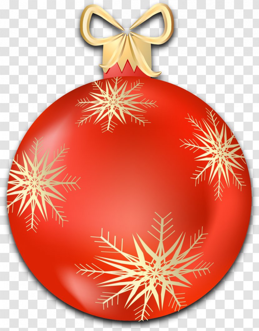 Christmas Ornament Decoration Ball - Gold Transparent PNG