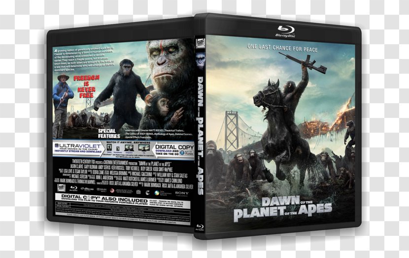 El Planeta De Los Simios Planet Of The Apes Film Blu-ray Disc Homo Sapiens - Total Recall Transparent PNG