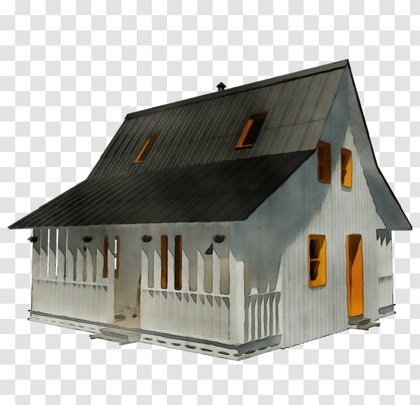 Real Estate Background - Architecture - Barn Scale Model Transparent PNG