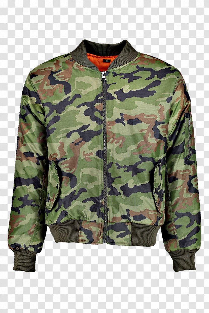Military Camouflage Uniform Jacket - Strop Transparent PNG