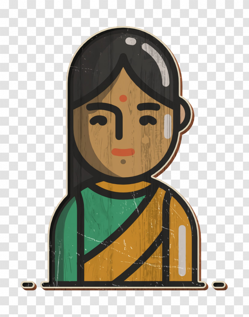 India Icon Hindu Icon People Avatars Icon Transparent PNG