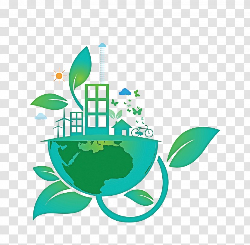 Green Leaf Logo - Symbol Plant Transparent PNG