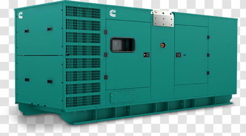 Electric Generator Cummins Diesel Electricity Generation Energy - Enginegenerator Transparent PNG