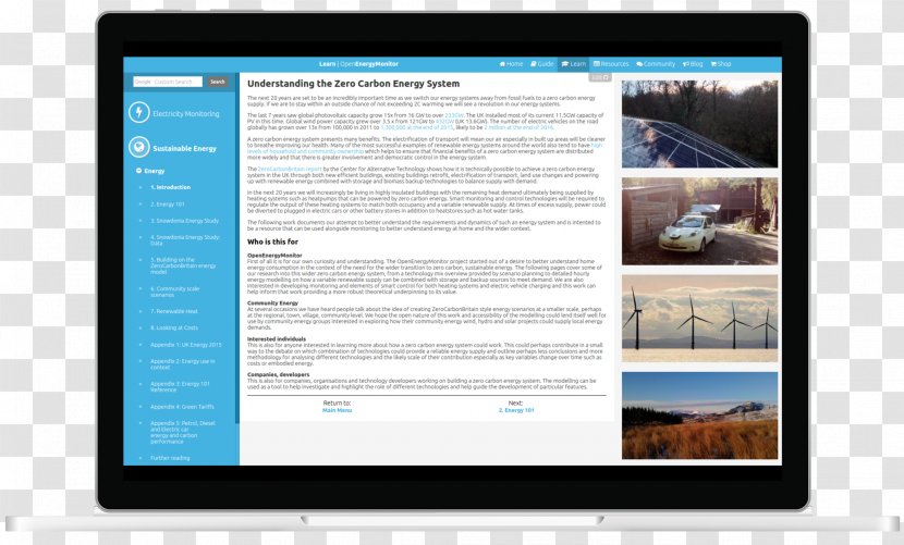 Sustainable Energy Information Digital Journalism Computer Program - Software - Brief Introduction Transparent PNG