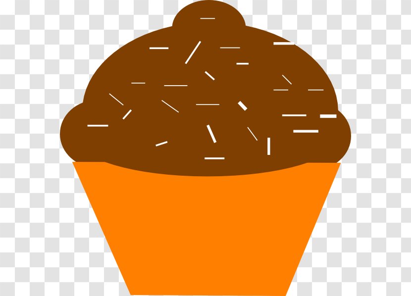 Cupcake Muffin Birthday Cake Orange Clip Art - Food - Pictures Cartoon Transparent PNG