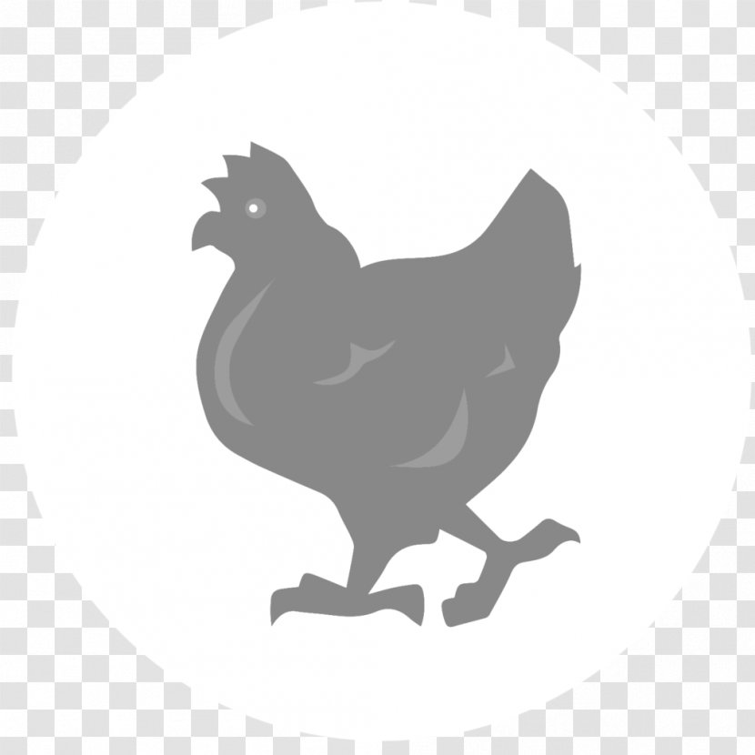 Rooster Chicken As Food Fauna Silhouette Black - Poultry - Single Vs Married Hen Transparent PNG