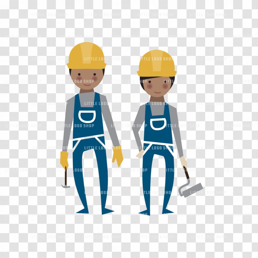 Architectural Engineering Logo Hard Hats Construction Worker - Yellow - Human Behavior Transparent PNG