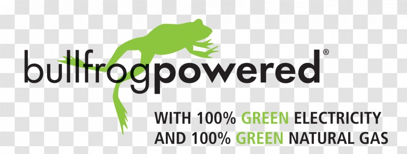 Logo Leaf Brand Bullfrog Power Font Transparent PNG