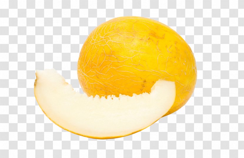 Yellow Peel Melon Orange - Fruit Transparent PNG