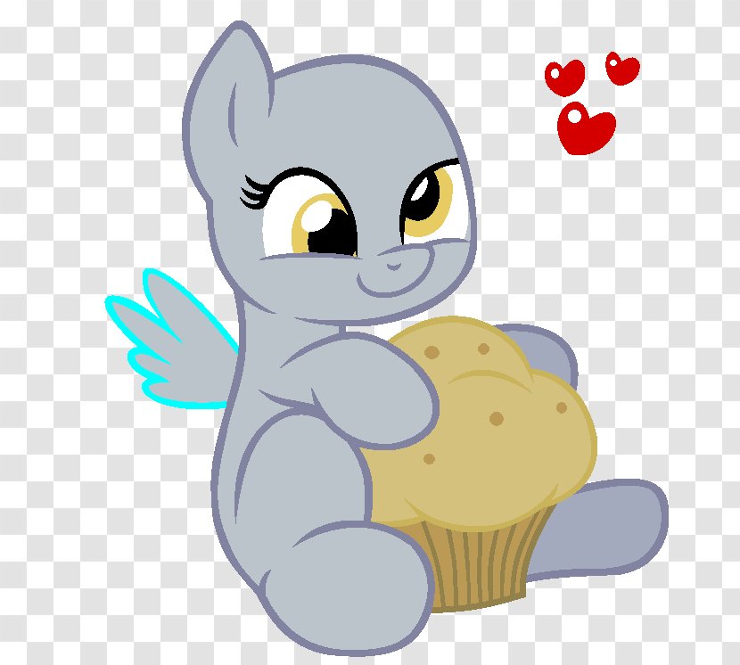 Derpy Hooves My Little Pony Muffin Cupcake - Kitten Transparent PNG