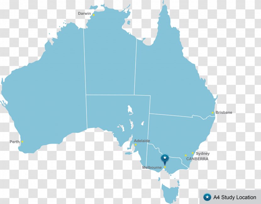 Australia Map Royalty-free - Sky Transparent PNG