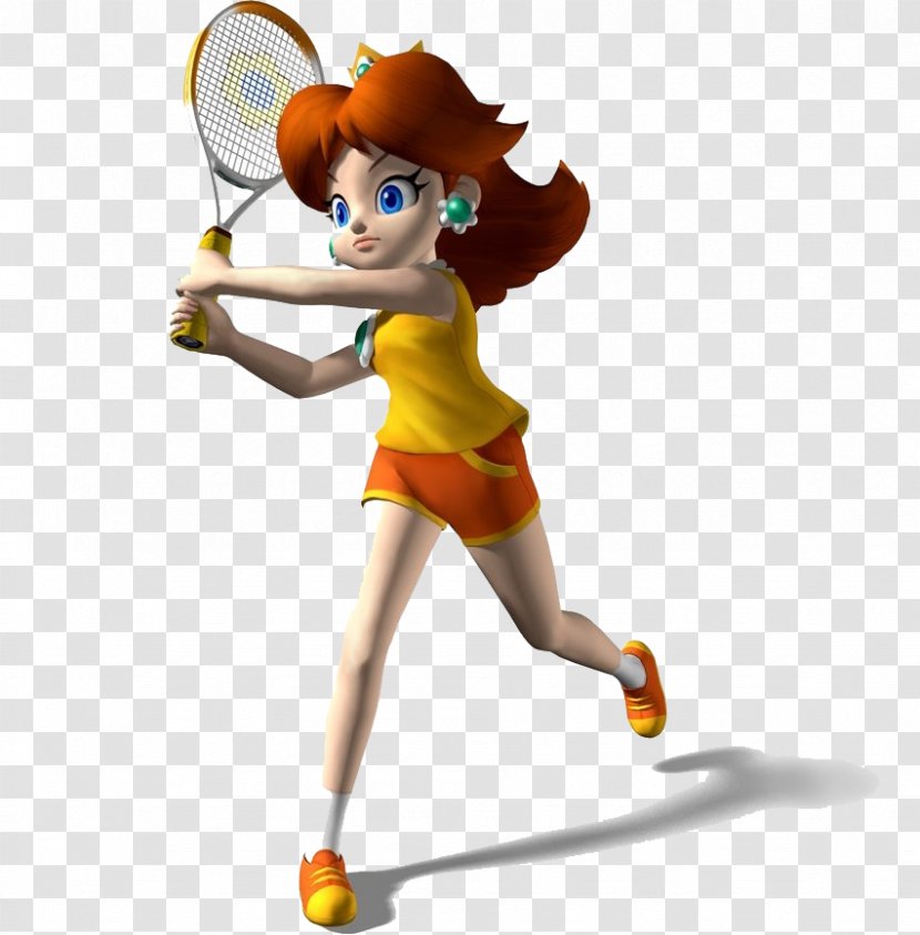 Mario Power Tennis Princess Daisy Peach Transparent PNG