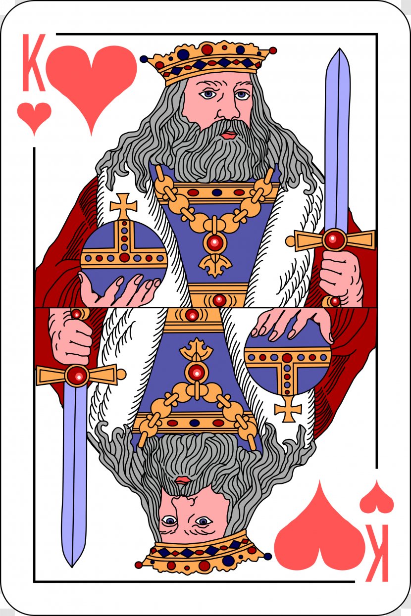 King Of Hearts Playing Card Ace - Fiction Transparent PNG