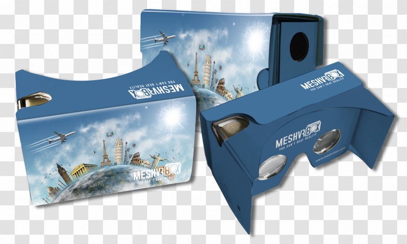 Product Design Plastic - V2 Cardboard Virtual Reality Headset Transparent PNG
