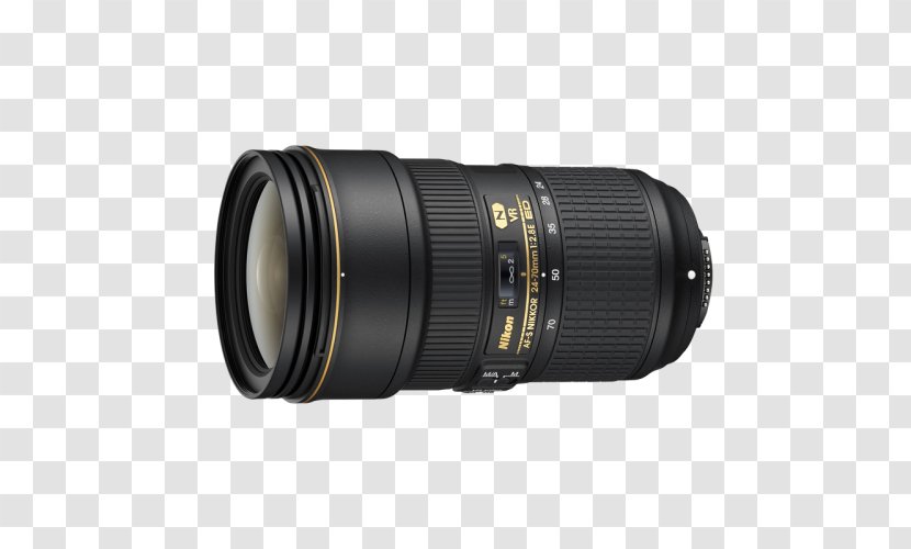 Nikon 24-70mm F/2.8G ED AF-S Nikkor F/2.8E VR DX 35mm F/1.8G Canon EF Camera Lens - 2470mm F28g Ed Afs Transparent PNG