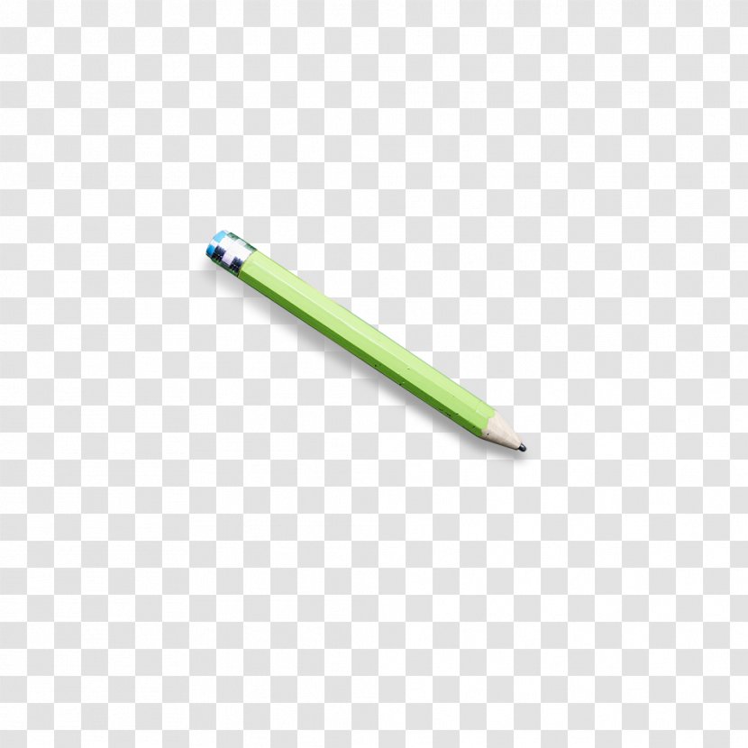 Green Angle Pattern - Pencil Transparent PNG