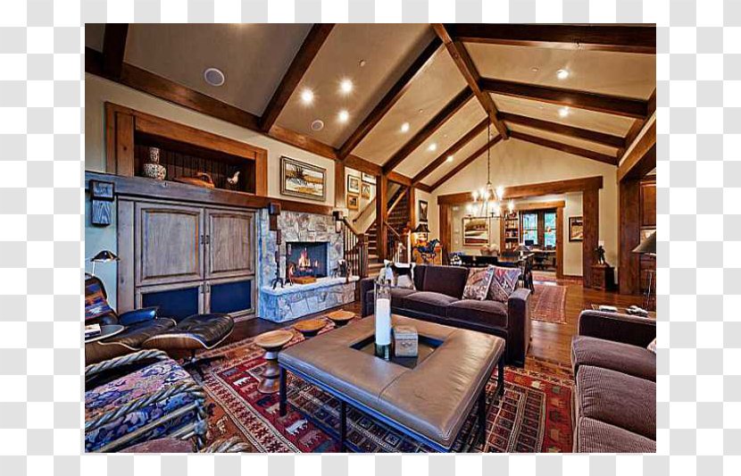 Living Room Interior Design Services Property Ceiling Wood - Real Estate Transparent PNG