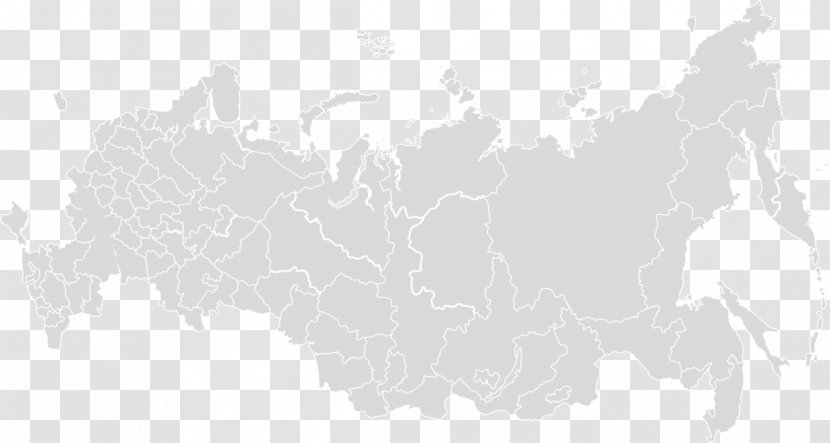 Russia Blank Map Clip Art Transparent PNG