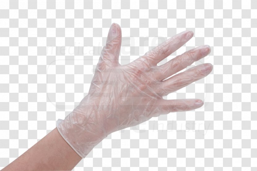 Medical Glove Clothing Thumb Guma - Cartoon - Plastic Gloves Transparent PNG