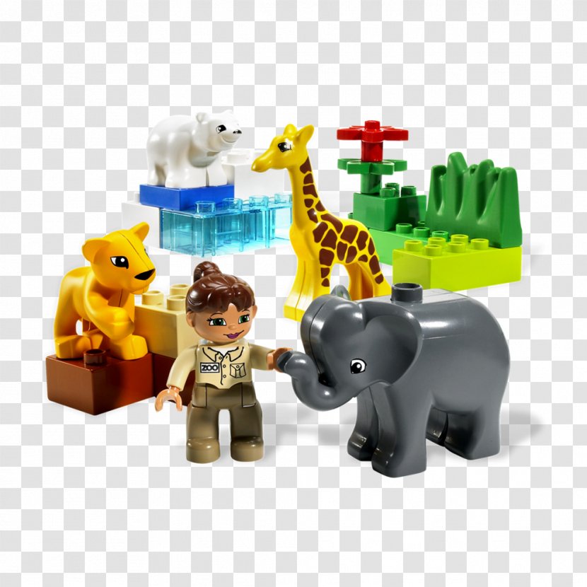 Amazon.com LEGO DUPLO 4962 - Lego - Baby Zoo CityZoo Keeper Transparent PNG