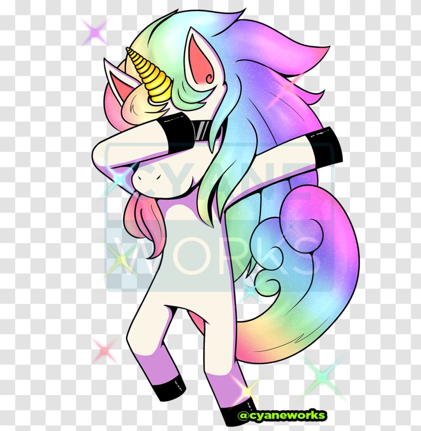 Dab DeviantArt Dance - Frame - Unicorn Transparent PNG