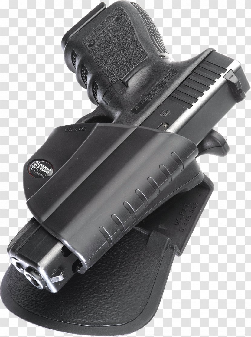 Gun Holsters Glock Ges.m.b.H. Paddle Holster GLOCK 17 - Thumb Break - Handgun Transparent PNG