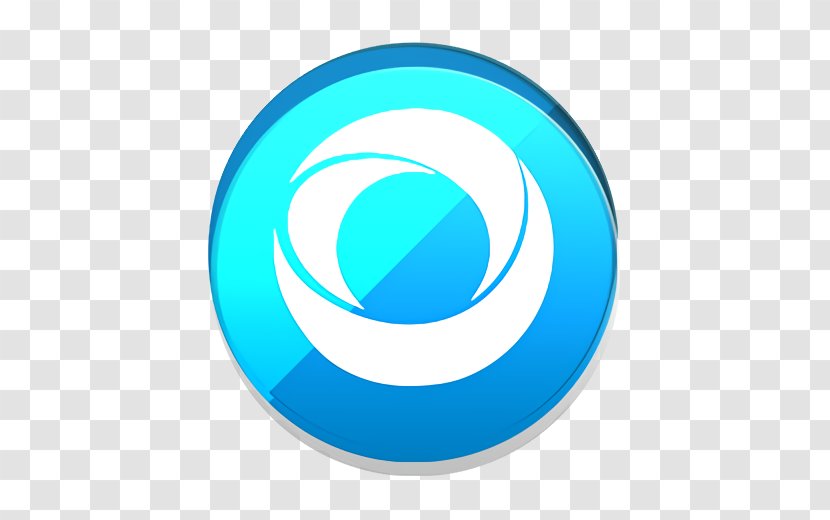 Bada Icon - Turquoise - Symbol Electric Blue Transparent PNG