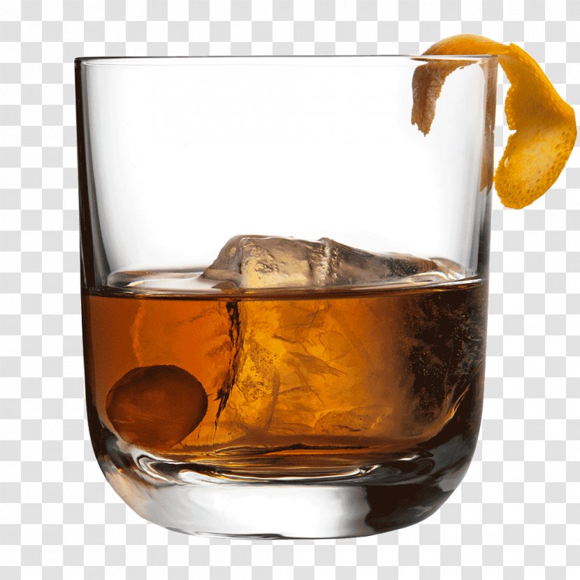 Old Fashioned Grog Whiskey Sazerac Black Russian - Rum Swizzle - Glass Transparent PNG