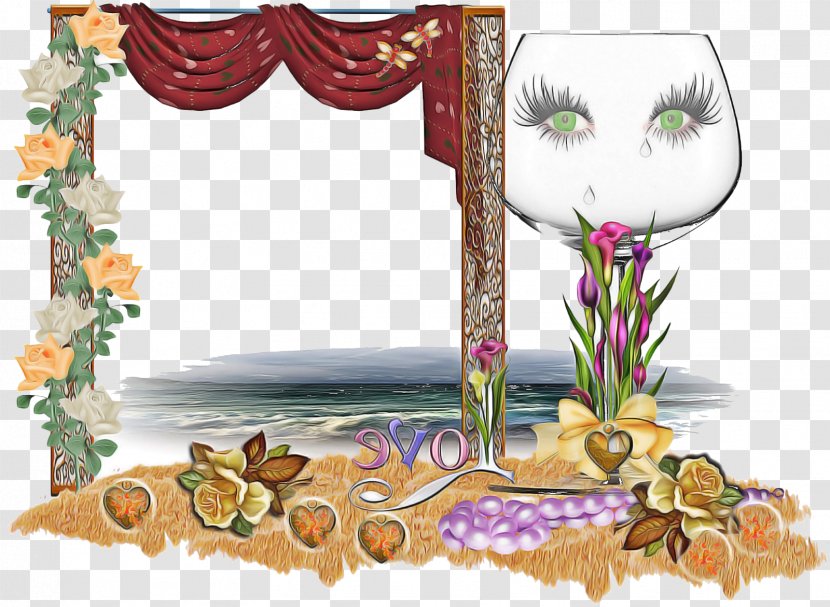 Background Flowers Frame - Plants - Interior Design Picture Transparent PNG