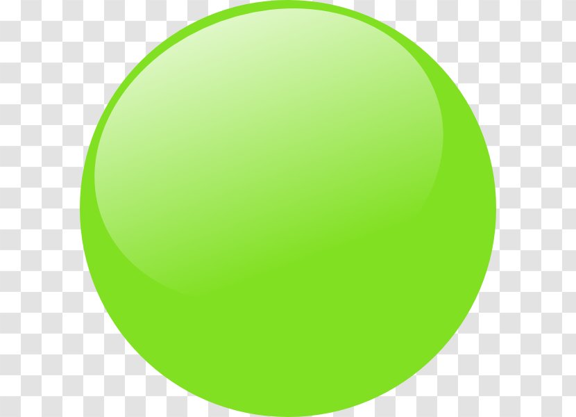 Button Clip Art - Sphere - Green Glossy Ball Transparent PNG