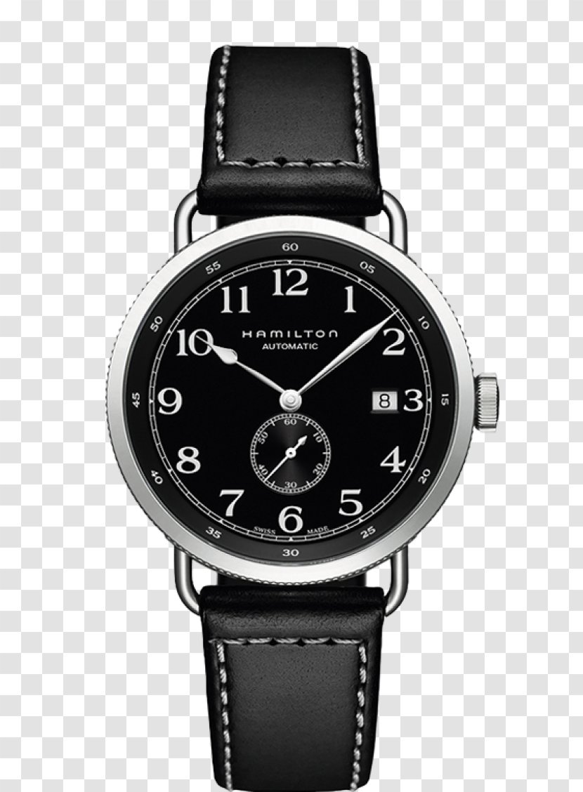 Hamilton Watch Company Automatic Strap ETA SA - Watches Black Men's Transparent PNG