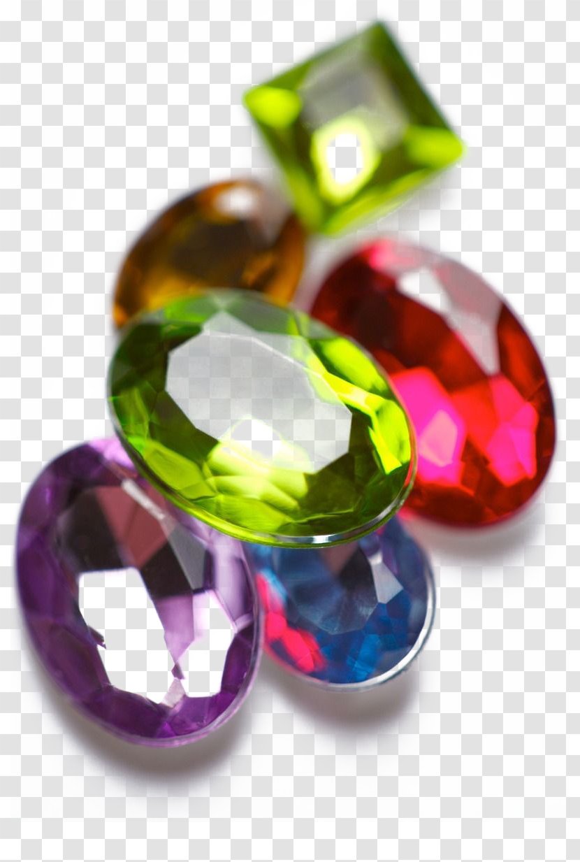 Gemstone Diamond Sapphire Jewellery - Magenta - Color Jewelry Transparent PNG